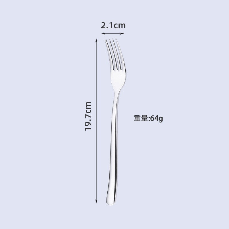 Stainless Steel Western Food Knife Fork Spoon