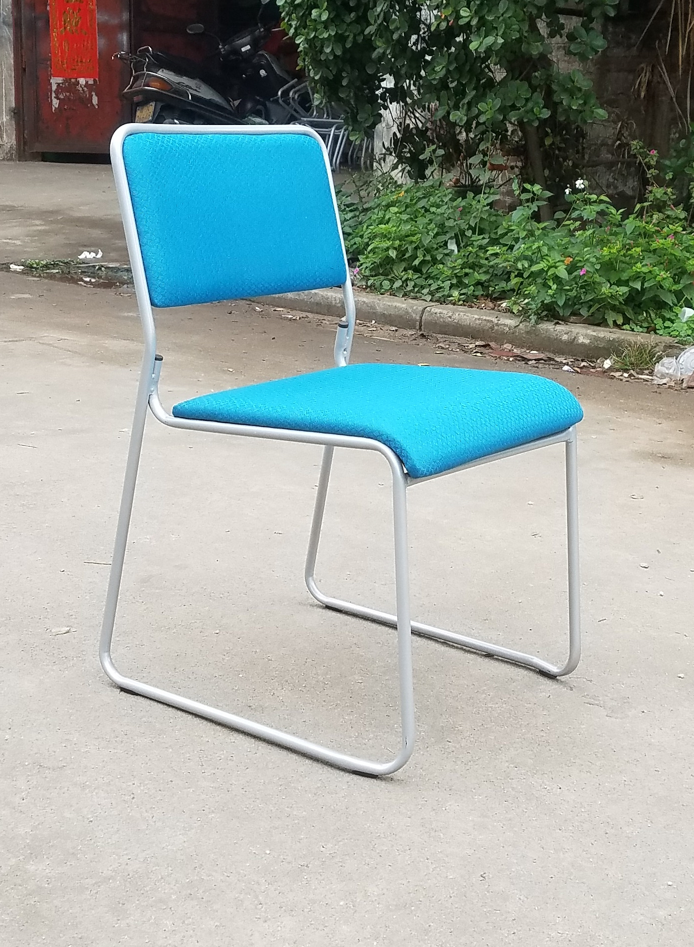 Conference room folding chair mesh folding training chair