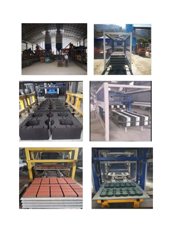 Fully automatic unburned brick machine production line