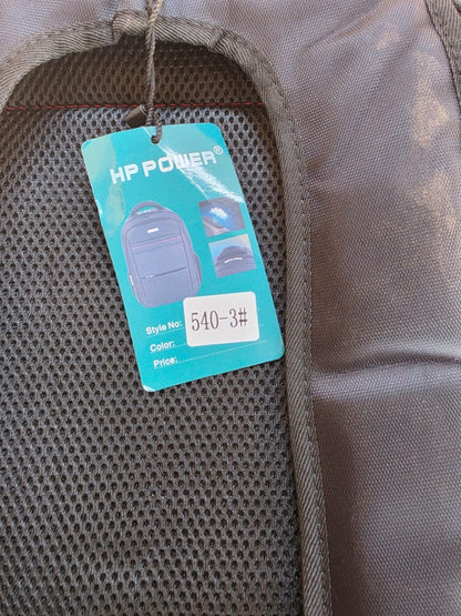 Promotional Custom Print Black Backpack with Mesh Side Pockets