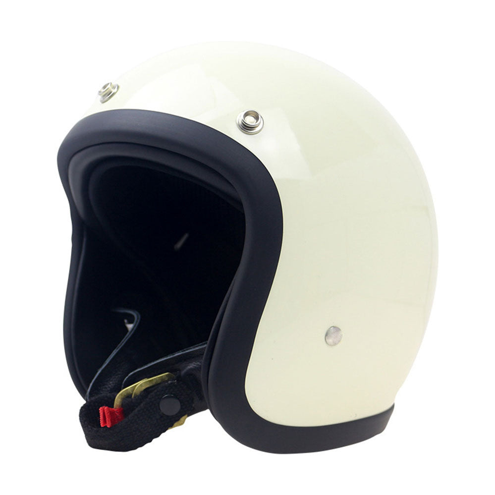 Motorcycle Helmet Half Face Matte Black 3C Certified