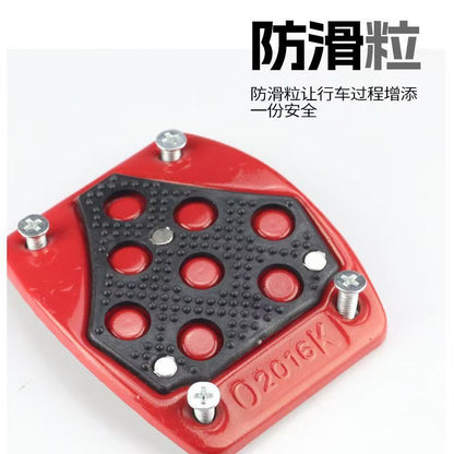 Motorcycle Foot Pegs Anti Slip Aluminum Rubber