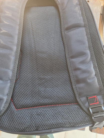 Promotional Custom Print Black Backpack with Mesh Side Pockets