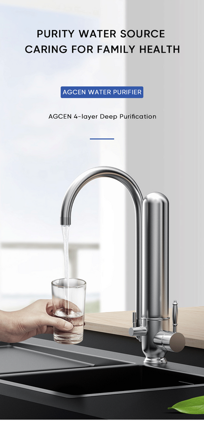 Stainless Steel Portable Tap Water Filter for Kitchen Household Faucet Water Filter YDV1-012022