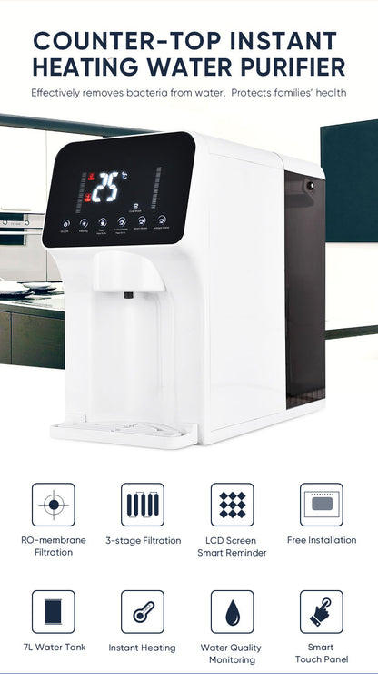 Countertop Ro Water Purifier Machine Room office Use Water Purifier & Dispenser YDA8002022