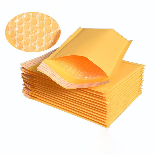 Thickening Padded Paper Envelopes Kraft Bubble Envelope Bag Express Bubble Envelope Bags Yellow