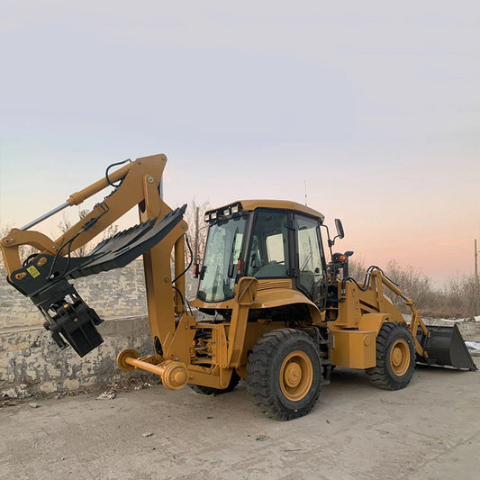 Front End Loader with Backhoe Wheel Loader Railway Machinery Tractor Loade 92KW