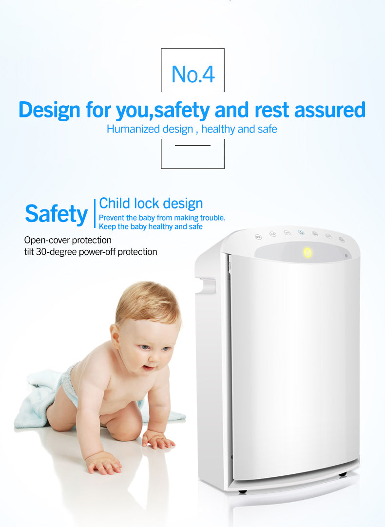 New Air Purifier With Ture Hepa Filter For Babyroom YDKJ400F-S52022