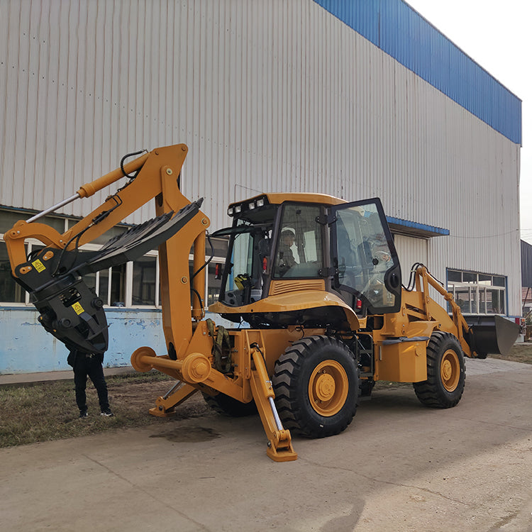 Front End Loader with Backhoe Wheel Loader Railway Machinery Tractor Loade 92KW