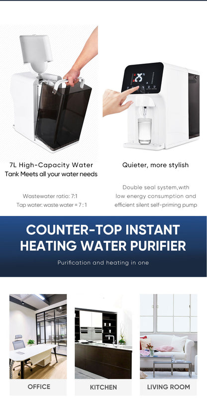 Countertop Ro Water Purifier Machine Room office Use Water Purifier & Dispenser YDA8002022