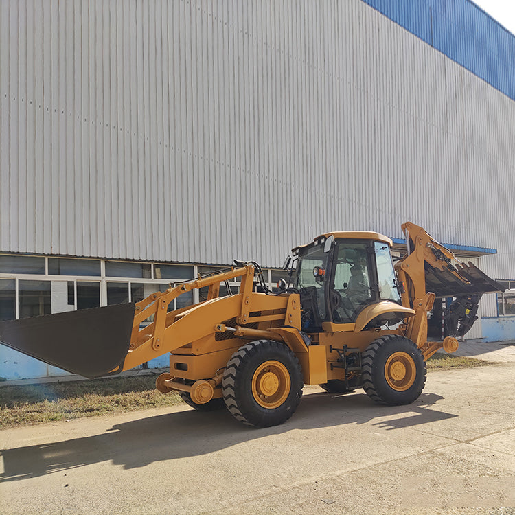 Front End Loader with Backhoe Wheel Loader Railway Machinery Tractor Loade 92KW