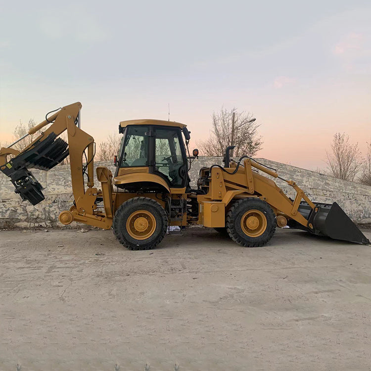 Front End Loader with Backhoe Wheel Loader Railway Machinery Tractor Loade 92KW