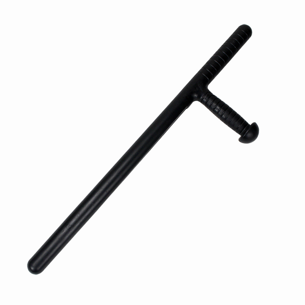 Self-Defense PC Stick T-Shaped Rubber Stick Self-Defense Stick Security Equipment