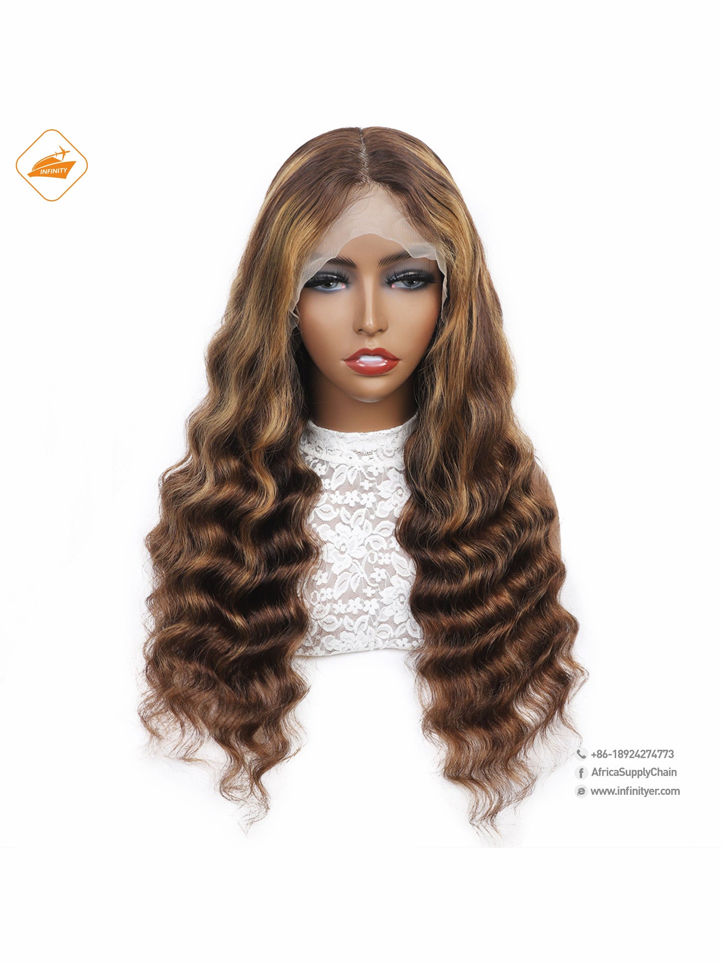 lace wig 13*4  P色loose deep