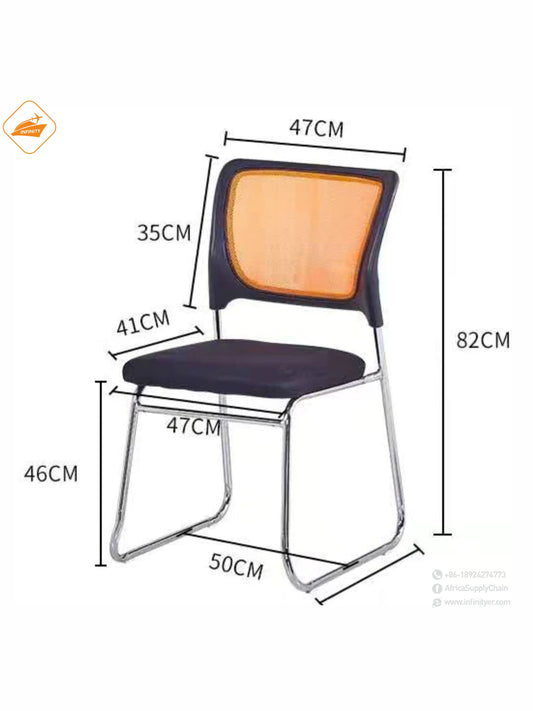 Conference room folding chair mesh folding training chair