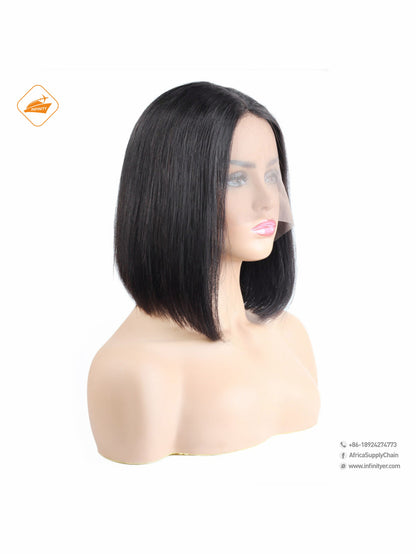Straight Short Bob 13x4 Lace Front Human Hair Wig