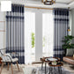 Perforated Curtains European-Style Living Room Blackout Curtains Without Yarn