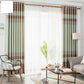 Perforated Curtains European-Style Living Room Blackout Curtains Without Yarn