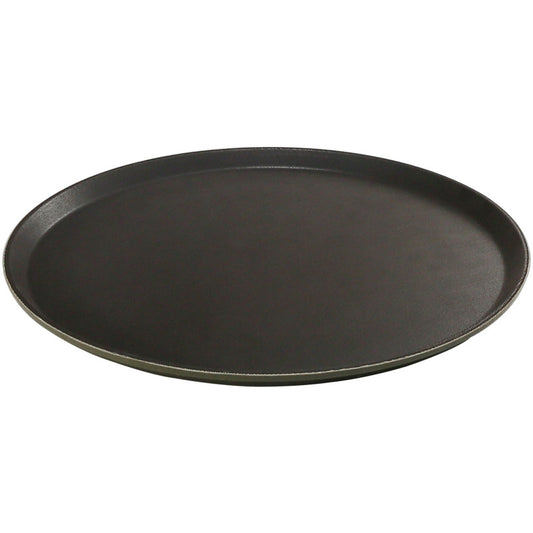 Non-slip tempered tray