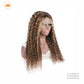 lace wig 13*4  P色 curly