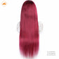 lace wig 13*4  新款色发 99J# 直条