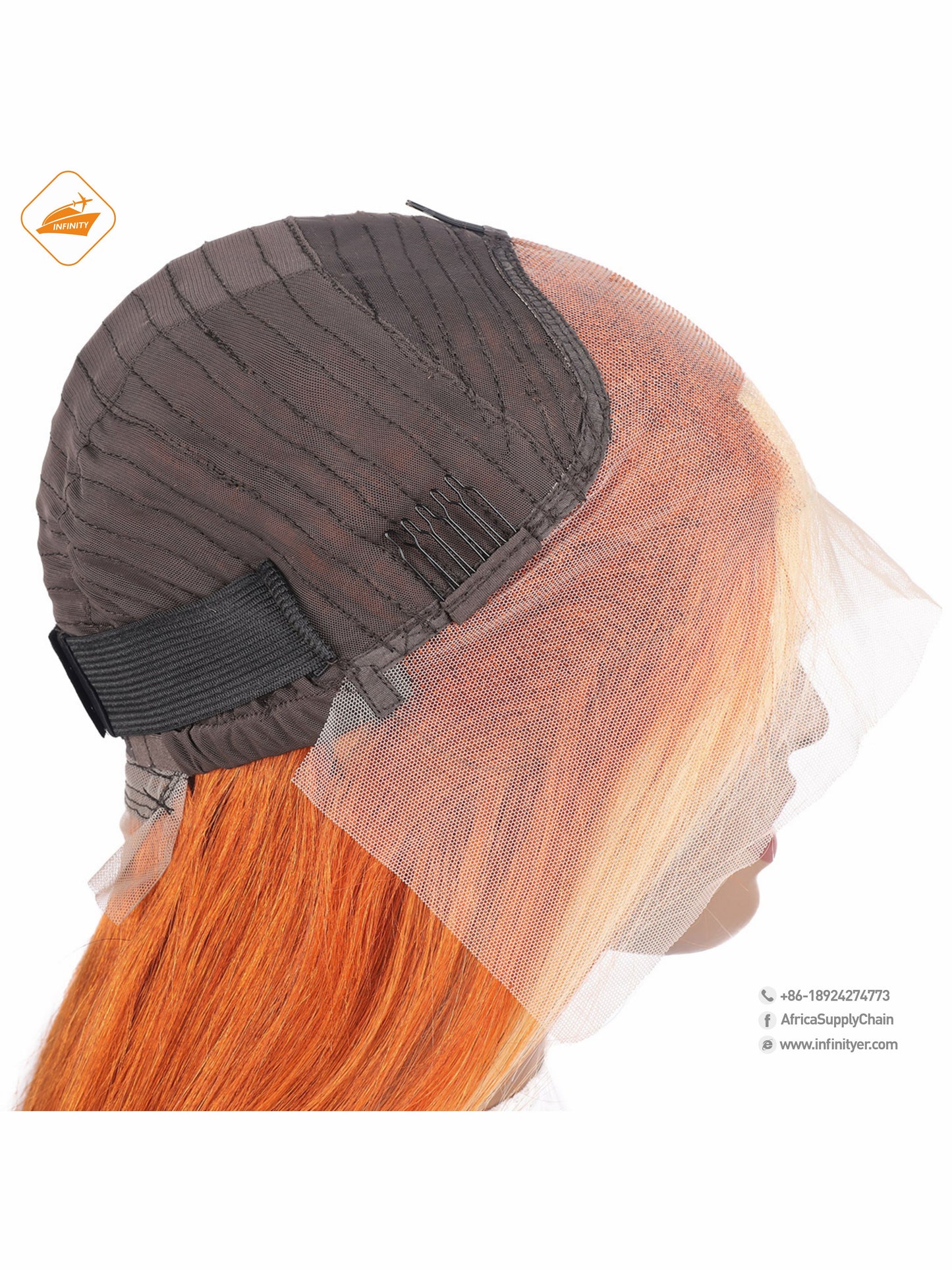 lace wig 13*4  新款色发 Ginger挑染613-body