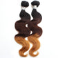 Ombre 3tone Brazilian Hair 10-24 inch 10A Remy Hair Natural color Extension Bundle