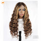 lace wig 13*4  P色loose deep