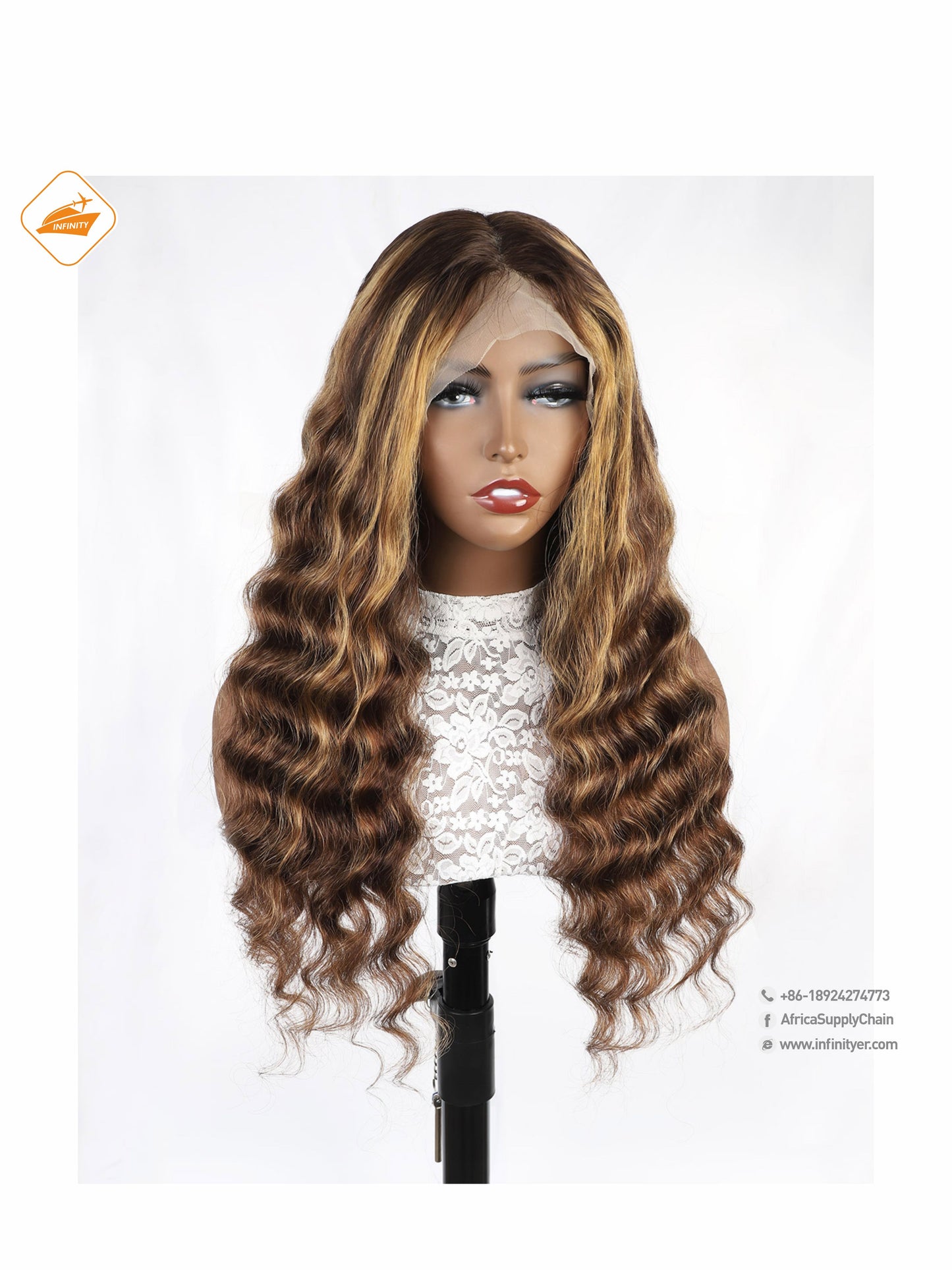 lace wig 13*4  P色loose deep