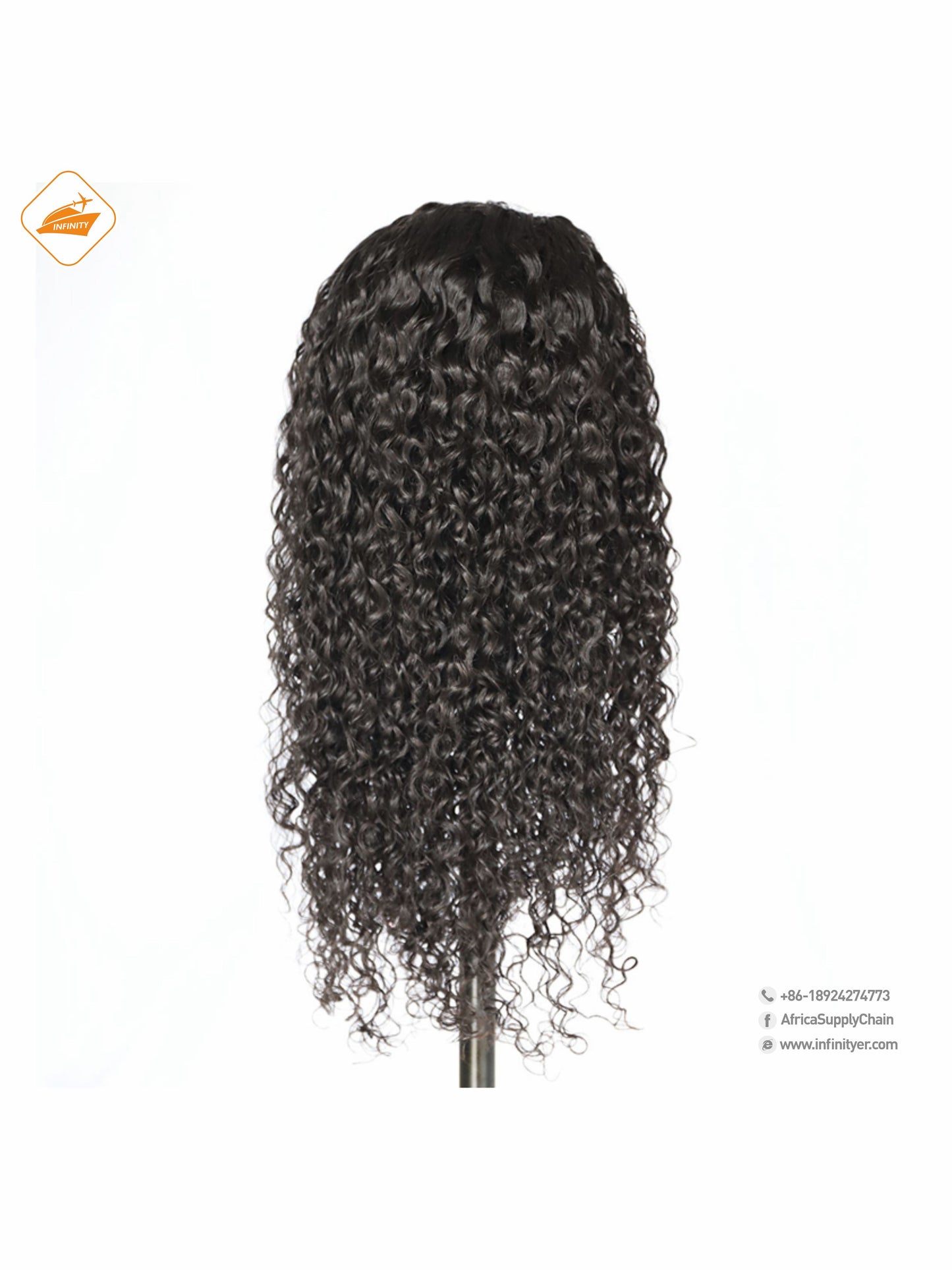 lace wig 13*4  自然色  curly