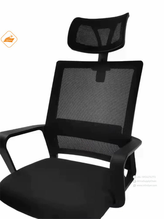 Mesh office chair with wheels