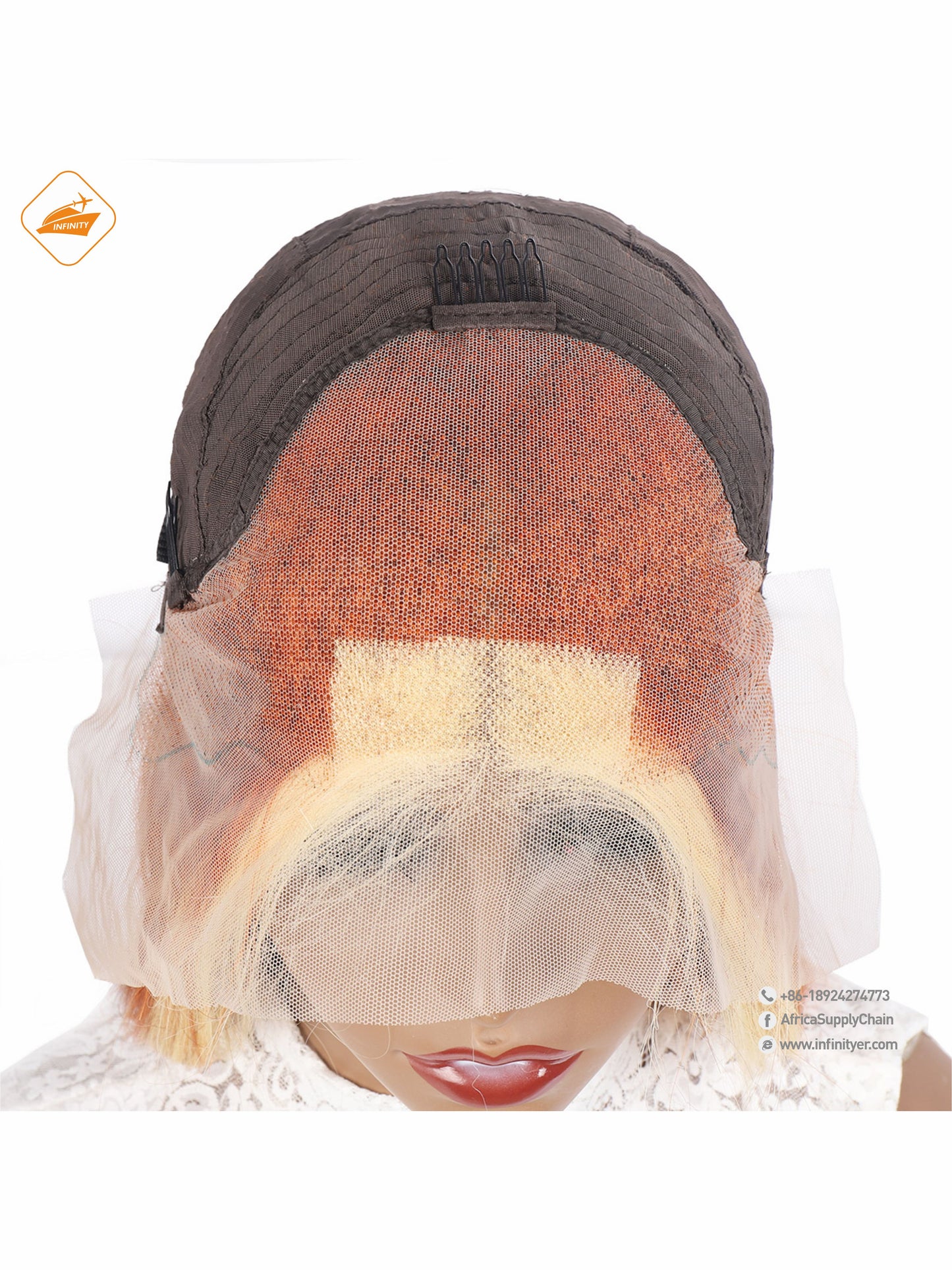 lace wig 13*4  新款色发 Ginger挑染613-body