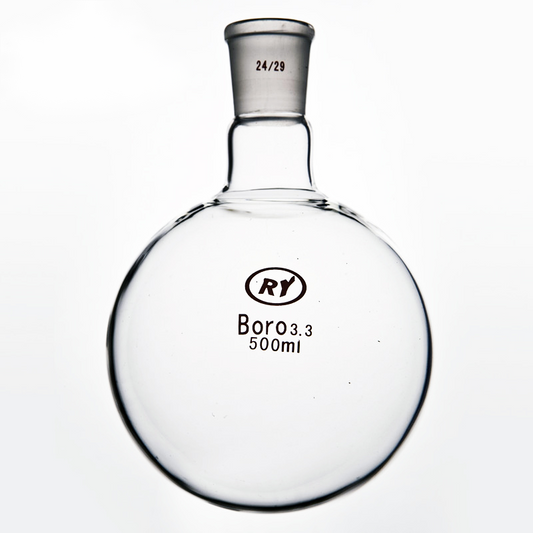 Round bottom flask with spherical neck