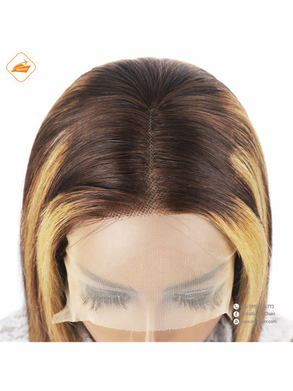 lace wig 13*4  P色 bob