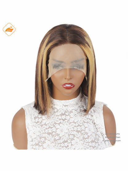 lace wig 13*4  P色 bob