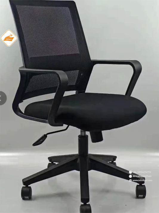 Mesh office chair with wheels