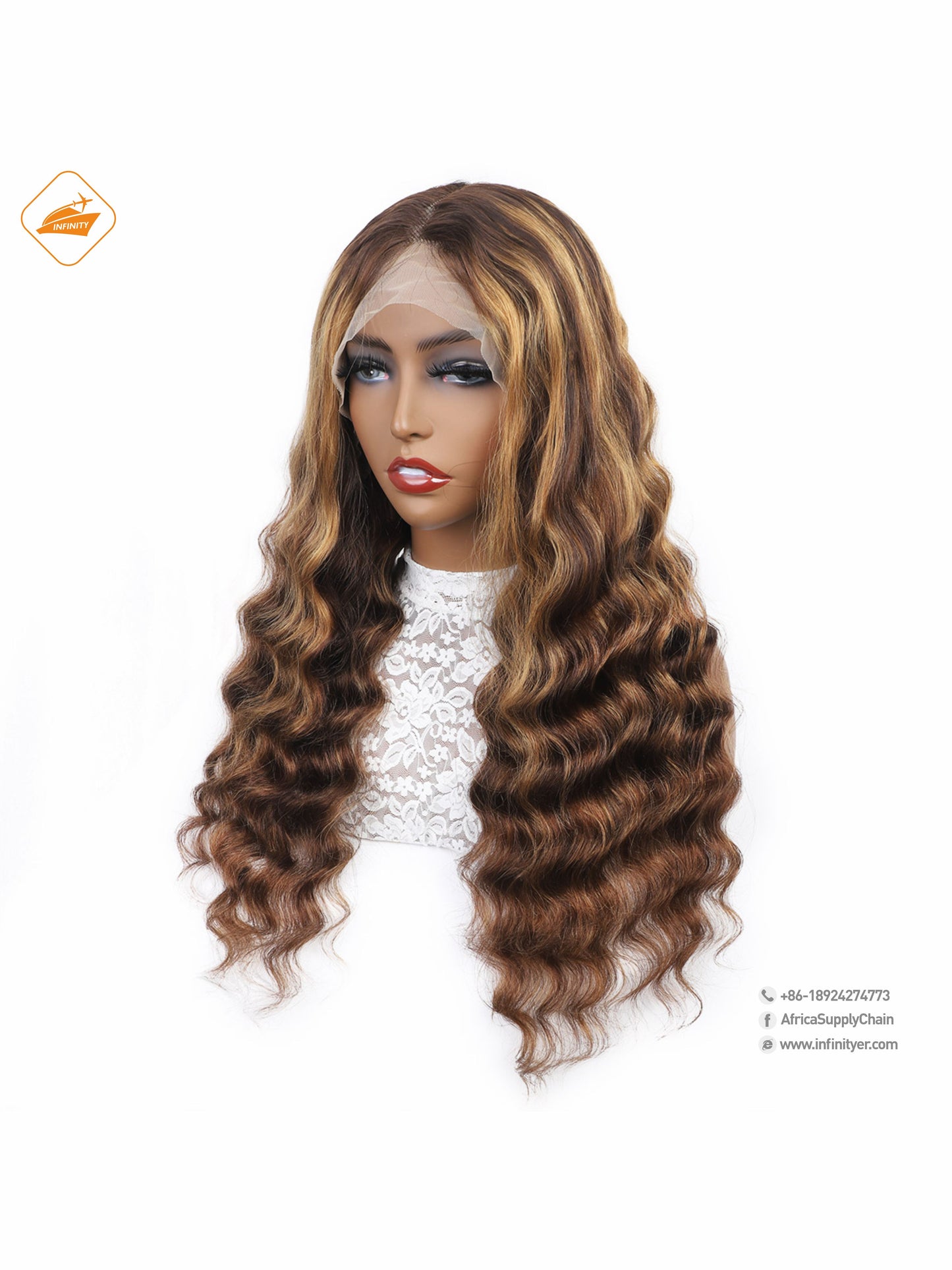 lace wig 13*4  P色loose deep