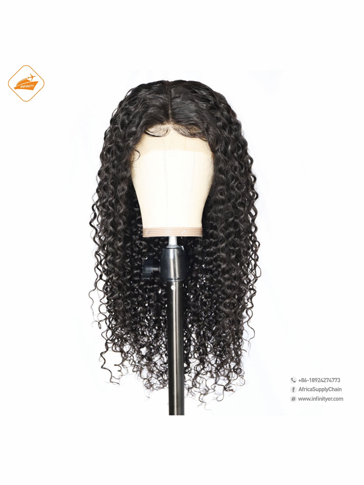 lace wig 13*4  自然色  curly