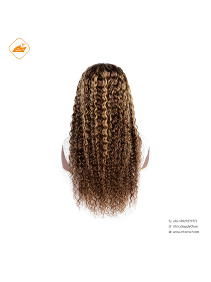 lace wig 13*4  P色 curly