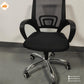 Mesh office chair with wheels