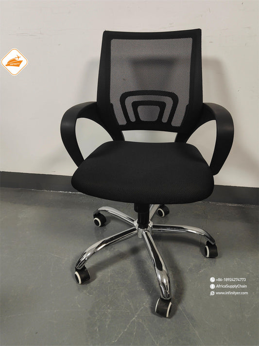 Mesh office chair with wheels