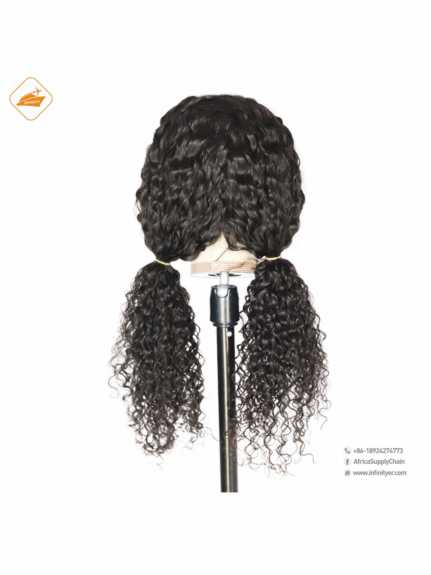 lace wig 13*4  自然色  curly