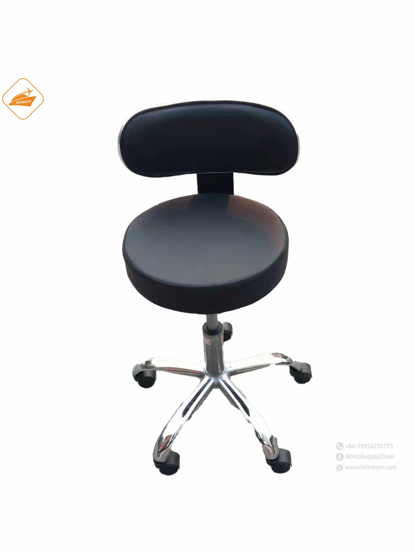 Mesh office chair with wheels