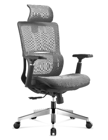 Mesh office chair with wheels