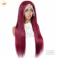 lace wig 13*4  新款色发 99J# 直条