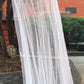 Polyester material.Round  treated mosquito net 
