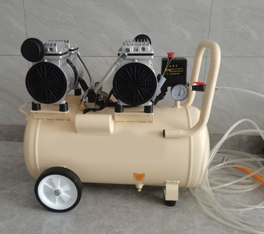 Laboratory Air Compressor Machine Small Air Compressor Oil-free Silent Air Compressor Machine