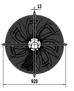 Axial Fan Motor Three Phase Motor