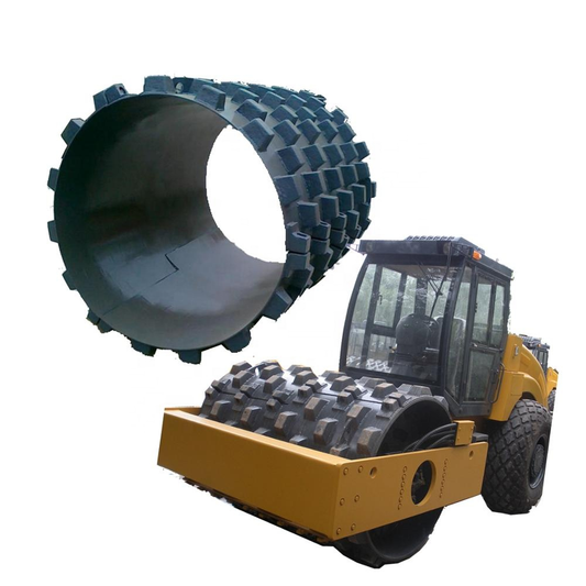 Padfoot Drum Wheel Roller, Bump Steel Wheel Roller for Road Roller 32kg/cm YDKT214B2022