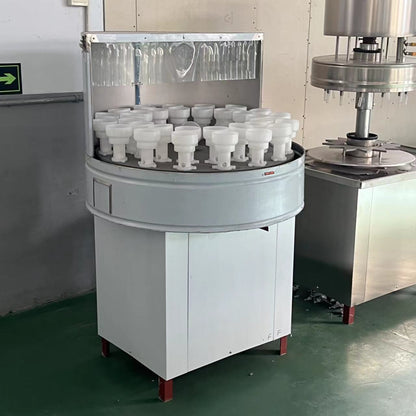Small Beer Bottle Cleaning Machinery Semi-automatic Electric Bottle Washing Machine